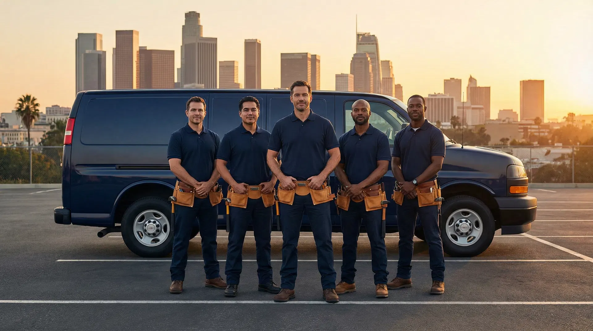 MGM Locksmith mobile service team with locksmith van